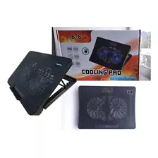 Base Cooler Pad Notebook 14/15/17 Pulgadas 2usb 2 Ventilador