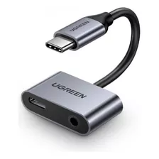 Usb-c A 3.5mm Con Puerto De Carga Ugreen