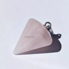 Dije Pendulo Facetado Piedra Semipreciosa Grande - Shinora