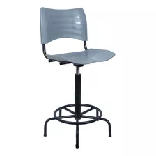 Cadeira Caixa Alta Plástica Popmov Recepcao Design Clean