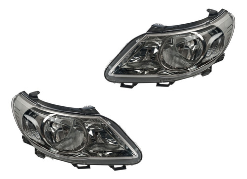 Par De Faros Depo Volkswagen Gol 2009 2010 2011 2012 2013 Foto 6