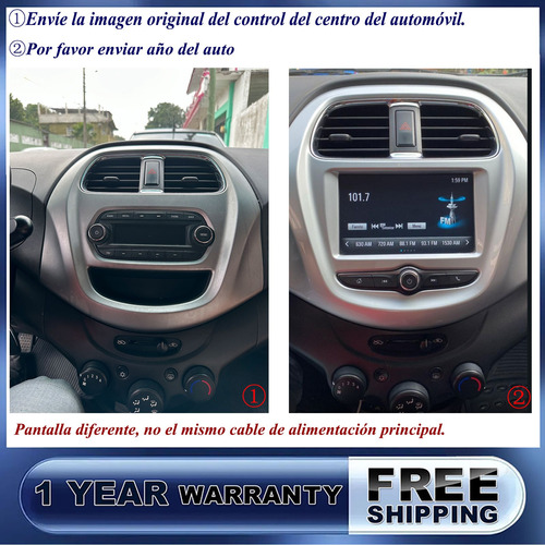 Coche Estreo Android Para Chevrolet Beat 2018-2020 Carplay Foto 2