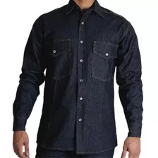 Camisa Jeans Dotación Hombre Trabajo Clásica Oferta