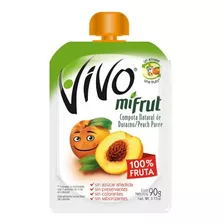 Compota Mifrut Vivo Durazno 90gr(3unidad)-super