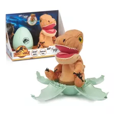 Jurassic World Drop N Pop T Rex 1001-04 Huevo + Peluche