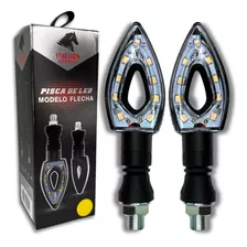 Par Pisca Seta Led Mod Flecha Esportivo Universal Cristal 