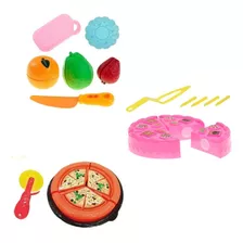 Comidinha De Brinquedo Infantil Com Velcro - Kit 20 Pçs