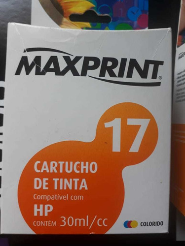 Cartucho Maxprint Compatível Com Hp 17