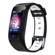 Relógio Smartband Inteligente Lige Top Preto E Branco