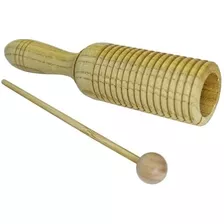 Instrumentos Percusión, Guiro Con Mango, Para Niño