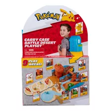 Mochila Playset De Batalha No Deserto Sunny Brinquedos Pokemon 3281