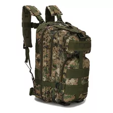 Mochila Militar Assalt Tática Masculina Feminina Impermeável Cor Floresta