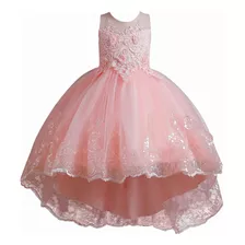 Vestido Bordado De Princesa Para Niña