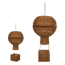 Escultura Balão Para Pendurar Rattan 61cm Páscoa Natal