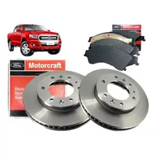 Kit Disco E Pastilha Freio Dianteiro Ford Ranger 2012 A 2023