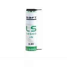 Bateria Lithium 3,6v Aa Ls14500 Saft C/2 Ter. P/ Solda Pci