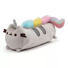 Gund Pusheenicorn Pusheen Unicornio Cat Plush Peluche Acceso Color Gris Y Multicolor