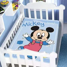 Cobertor Infantil Menino Antialérgico Disney Jolitex Mickey