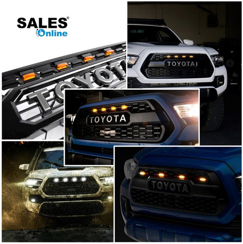 Luces Led Parrilla Toyota Tacoma Trd Sport 2017 4 Pz Foto 4