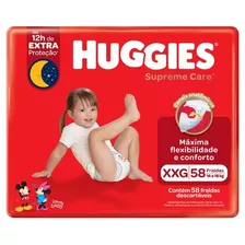 Fraldas Huggies Supreme Care Xxg 58 U