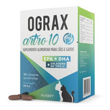 Ograx Artro Cap 10 Suplemento ColÃ¡geno Para CÃ£es/gatos Avert