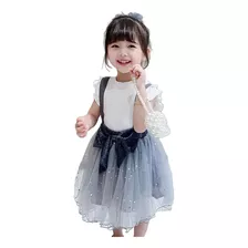 Vestido De Muñeca Princesa De Tul Sin Mangas Para Niñas