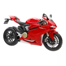 Miniatura Moto Ducati 1199 Panigale Vermelha 1/12 Maisto