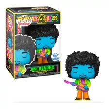 Funko Pop Jimi Hendrix #239 Funkoshop Sticker Blacklight