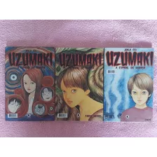 Uzumaki Mangá Completo Em 3 Edições Conrad 2006 Novo