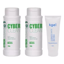 Kit Talco Conservar Limpar Cyber Skin + Lubrificante 