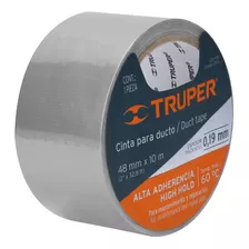Cinta Ducte Tape 48mmx0.19mmx10metros Truper 12586
