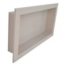 Nicho Para Banheiro E Cozinha Parede Embutir 30x60cm Cores Cor Areia