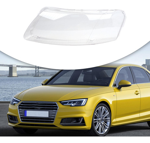 Conjunto De Carcasa De Cubierta De Lente De Faro Para Audi Foto 7