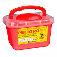 Caja P/eliminación Desecho Cortopunzante Roja 5 Lts.