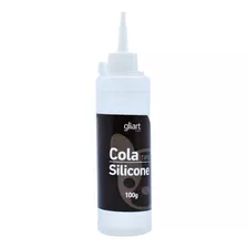 Cola Silicone C/bico Aplicador Gliart 100gr Cor Transparente