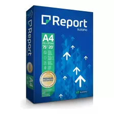 500 Folhas De Papel Sulfite Report Premium 75g/m² A4