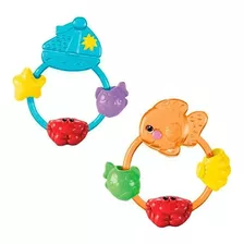 Mordedera Sonaja Para Bebe Fisher Price Barco Y Pez 2 Piezas