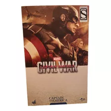 * Hot Toys Marvel Sideshow Capitan America Battling Version