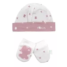 Set Gorro Y Manoplas Tous Bear Rosa