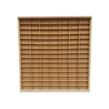 Estante 105 Carrinhos Mdf Cru Com Acrílico Novo