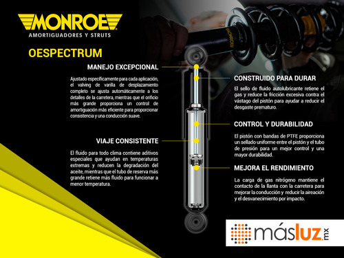 Un Amortig Tras Oespectrum Accord Cross V6 3.5l 10/11 Monroe Foto 2