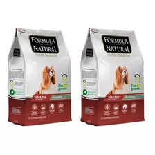 Kit 2un Ração P/ Cães Adulto Mini E Peq. 1kg Fórmula Natural