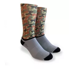 Medias Oliver Socks Deportivas Urbanas Modelo Camuflado Army