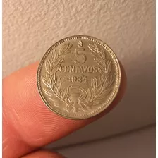 Moneda 5 Centavos. Chile, 1934