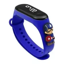 Relogio Digital Led Infantil Super Herois Smartband Novo