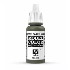 Verde Oscuro Con Nosotros Vallejo Model Color Paint, 17 Ml.