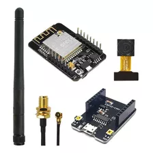 Esp32-cam C/ Câmera Ov2640 / Conversor Usb / Antena