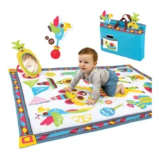 Tapete Yookidoo Fiesta Baby Tummy Time. Se Pliega Como Bolsa