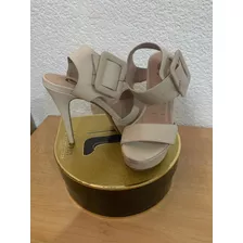 Zapatilla Con Plataforma - Tacón 13