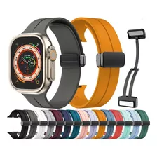 Pulseira Silicone Magnetica Compativel Com Apple Watch 